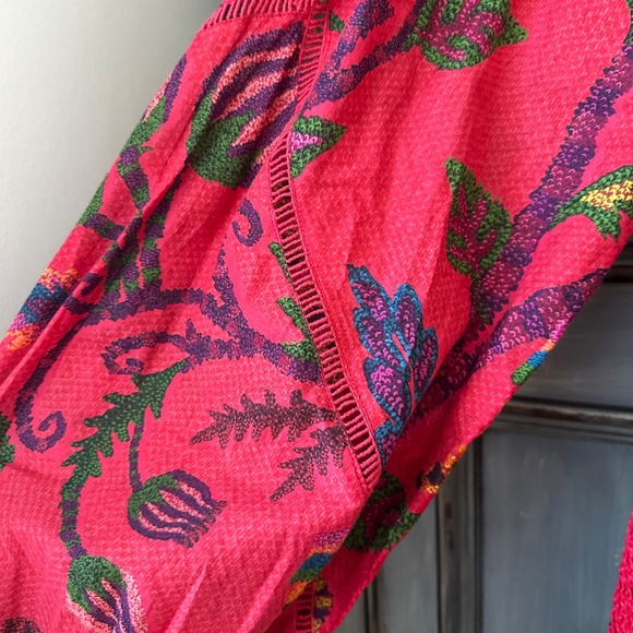 Johnny Was Workshop Tiered Floral Short Dress Size XL NWT - Picture 8 of 13